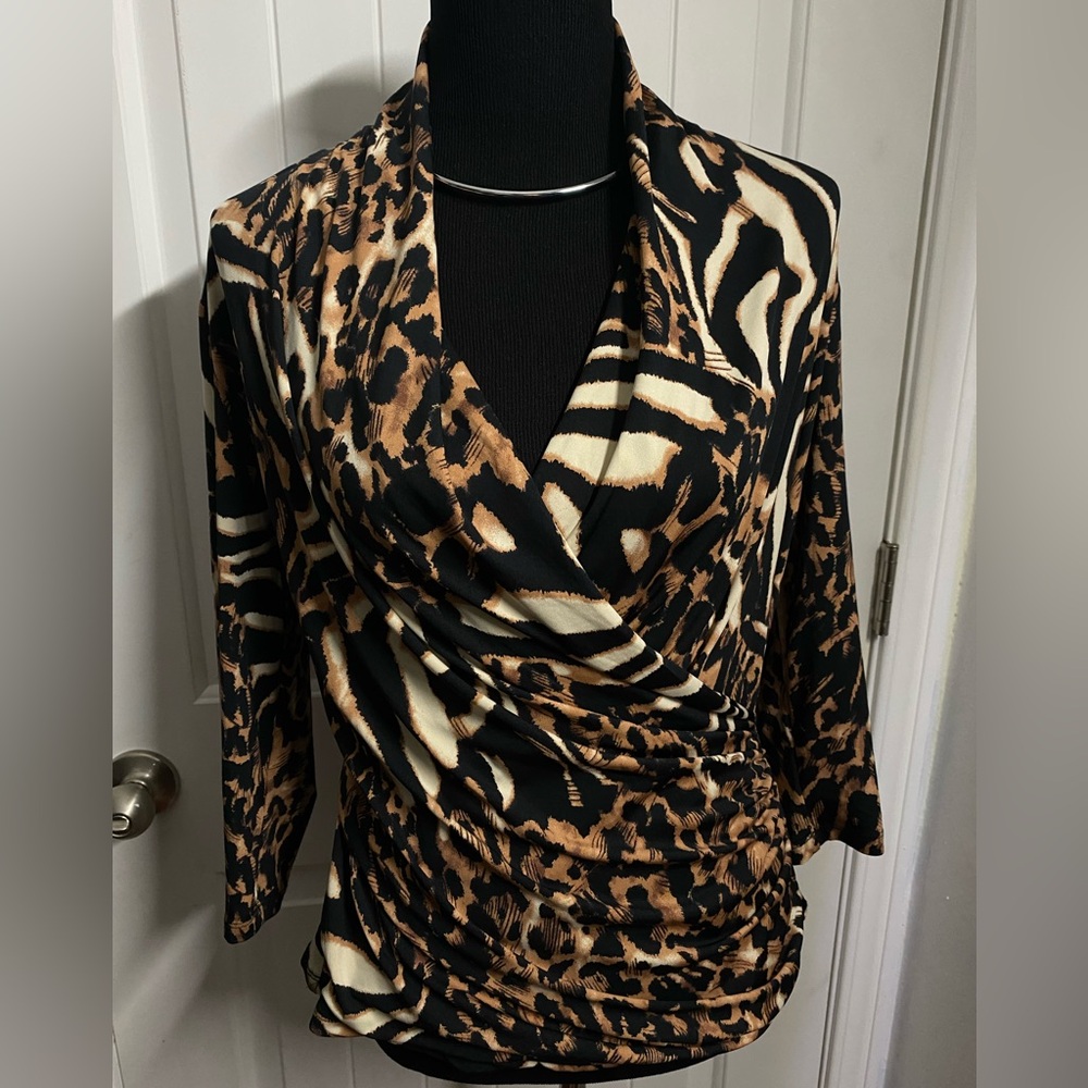 Women animal print top